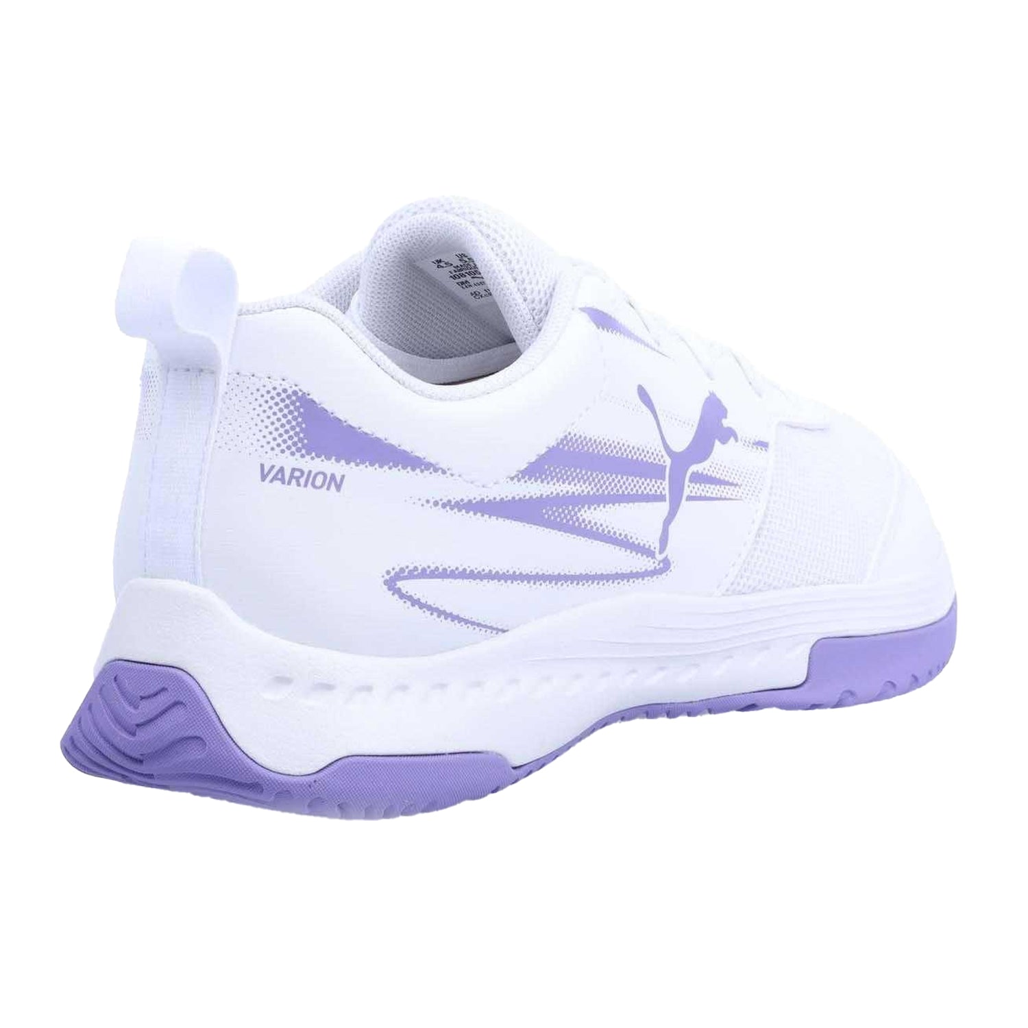 White - Back - Puma Childrens-Kids Varion II Trainers