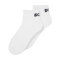 White - Back - Boss Unisex Adult Ankle Socks (Pack of 2)