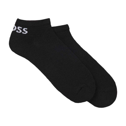 Black - Front - Boss Unisex Adult Ankle Socks (Pack of 2)