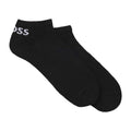 Black - Front - Boss Unisex Adult Ankle Socks (Pack of 2)