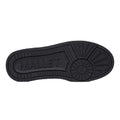 Black - Side - Mallet Mens Compton Leather Trainers