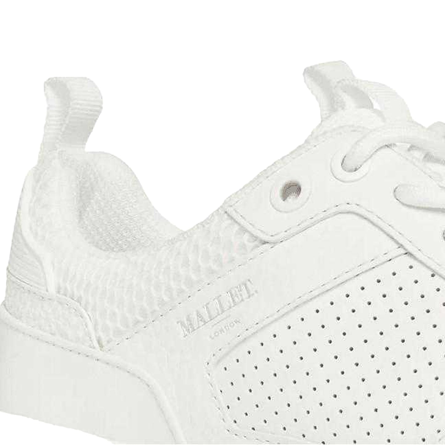 White - Lifestyle - Mallet Mens Radnor Leather Trainers