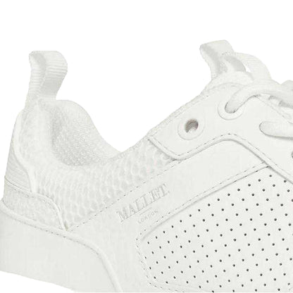 White - Lifestyle - Mallet Mens Radnor Leather Trainers