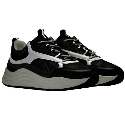 Grey - Front - Mallet Unisex Adult Cyrus Leather Trainers