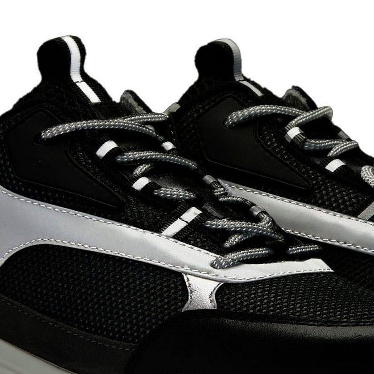 Grey - Lifestyle - Mallet Unisex Adult Cyrus Leather Trainers