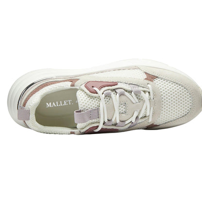 Purple - Side - Mallet Womens-Ladies Cyrus Leather Trainers
