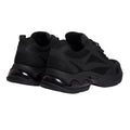 Black - Back - Mallet Mens Jupiter Leather Trainers