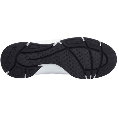 Black - Side - Mallet Mens Cyrus Leather Trainers