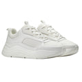 White - Front - Mallet Mens Cyrus Leather Trainers