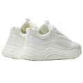White - Back - Mallet Mens Cyrus Leather Trainers
