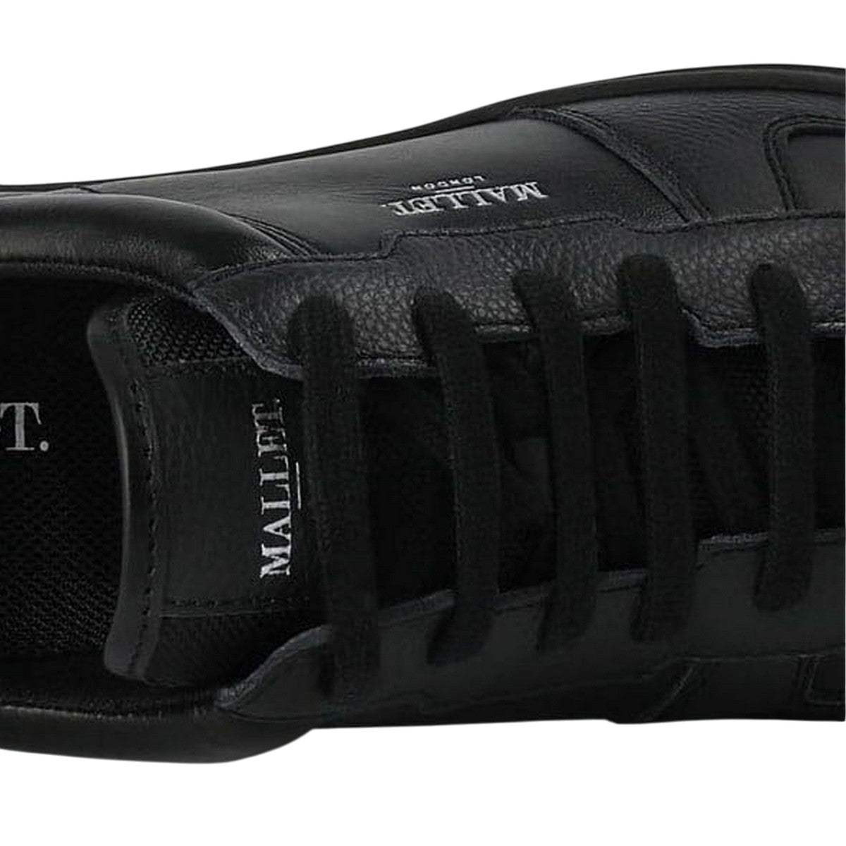 Black - Lifestyle - Mallet Womens-Ladies Bentham Leather Court Trainers