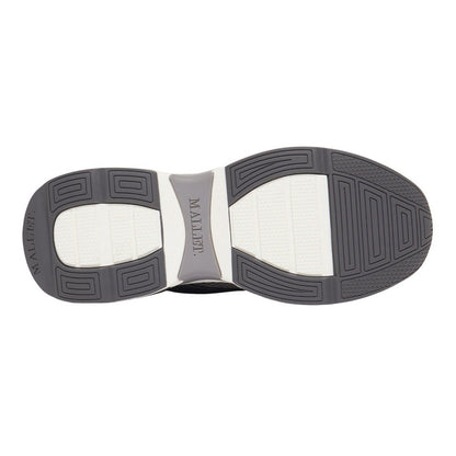 Grey - Lifestyle - Mallet Mens Jupiter Leather Trainers