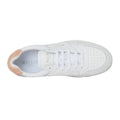 White - Side - Mallet Mens Bentham Leather Trainers