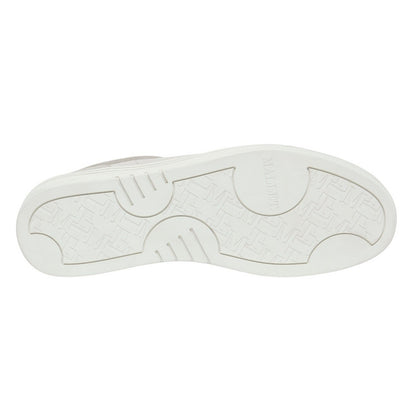Grey - Lifestyle - Mallet Mens Bentham Leather Trainers
