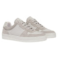 Grey - Front - Mallet Mens Bentham Leather Trainers