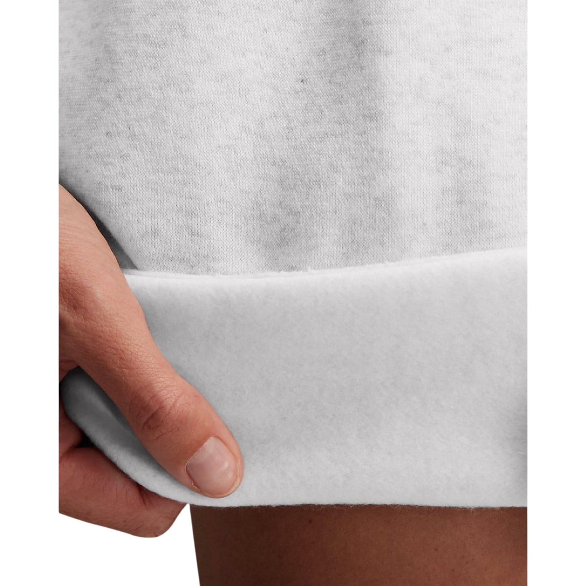 Grey - Side - Under Armour Womens-Ladies Rival Fleece Shorts