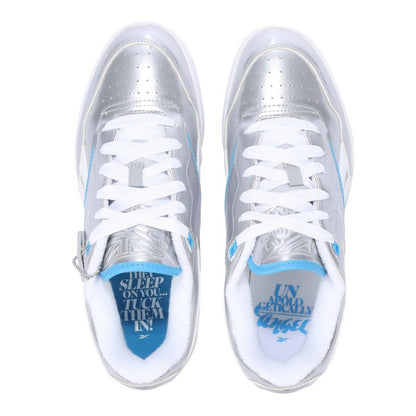 Silver - Lifestyle - Reebok Unisex Adult BB 4000 II Leather Trainers
