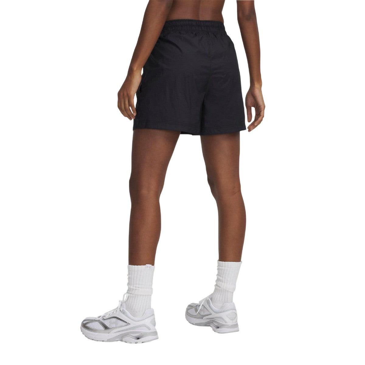 Black - Back - Under Armour Womens-Ladies Rival Woven Shorts