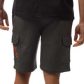 Grey - Back - Mallet Mens Jasper Global Cargo Shorts