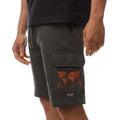 Grey - Side - Mallet Mens Jasper Global Cargo Shorts