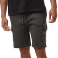 Grey - Front - Mallet Mens Jasper Global Cargo Shorts