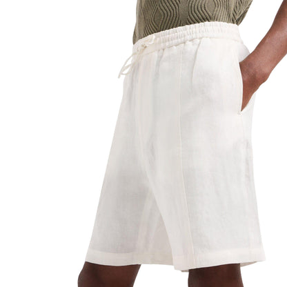White - Lifestyle - Emporio Armani Mens Plain Shorts