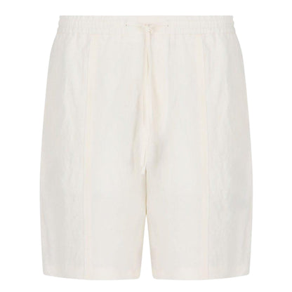 White - Front - Emporio Armani Mens Plain Shorts