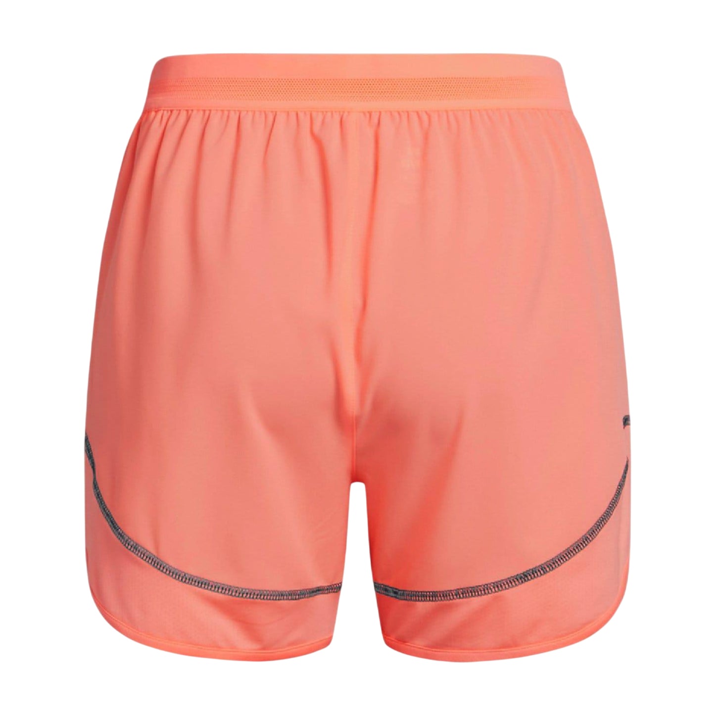 Orange - Back - Under Armour Womens-Ladies Challenger Pro Shorts