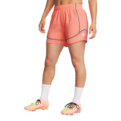 Orange - Lifestyle - Under Armour Womens-Ladies Challenger Pro Shorts