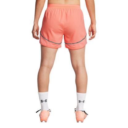 Orange - Pack Shot - Under Armour Womens-Ladies Challenger Pro Shorts