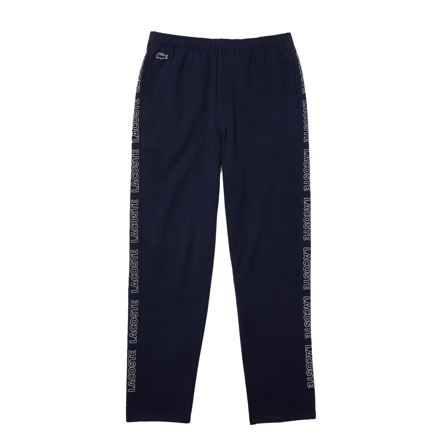 Navy - Front - Lacoste Mens Fleece Jogging Bottoms