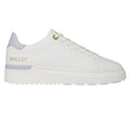 White - Side - Mallet Womens-Ladies GRFTR Lite Leather Trainers