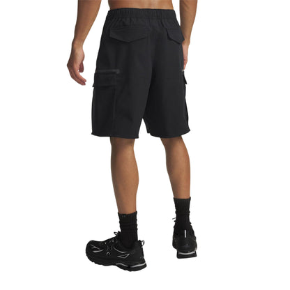 Black - Back - Under Armour Mens Unstoppable Utility Shorts