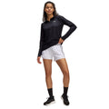 White - Side - Under Armour Womens-Ladies Play Up Tech 2 in 1 Shorts
