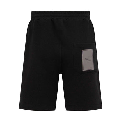 Black - Back - Mallet Mens Loop Back Shorts