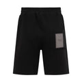 Black - Back - Mallet Mens Loop Back Shorts