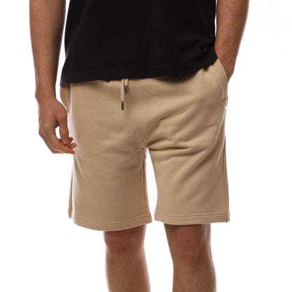 Sand - Front - Mallet Mens Loop Back Shorts