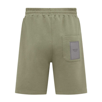 Green - Back - Mallet Mens Loop Back Shorts