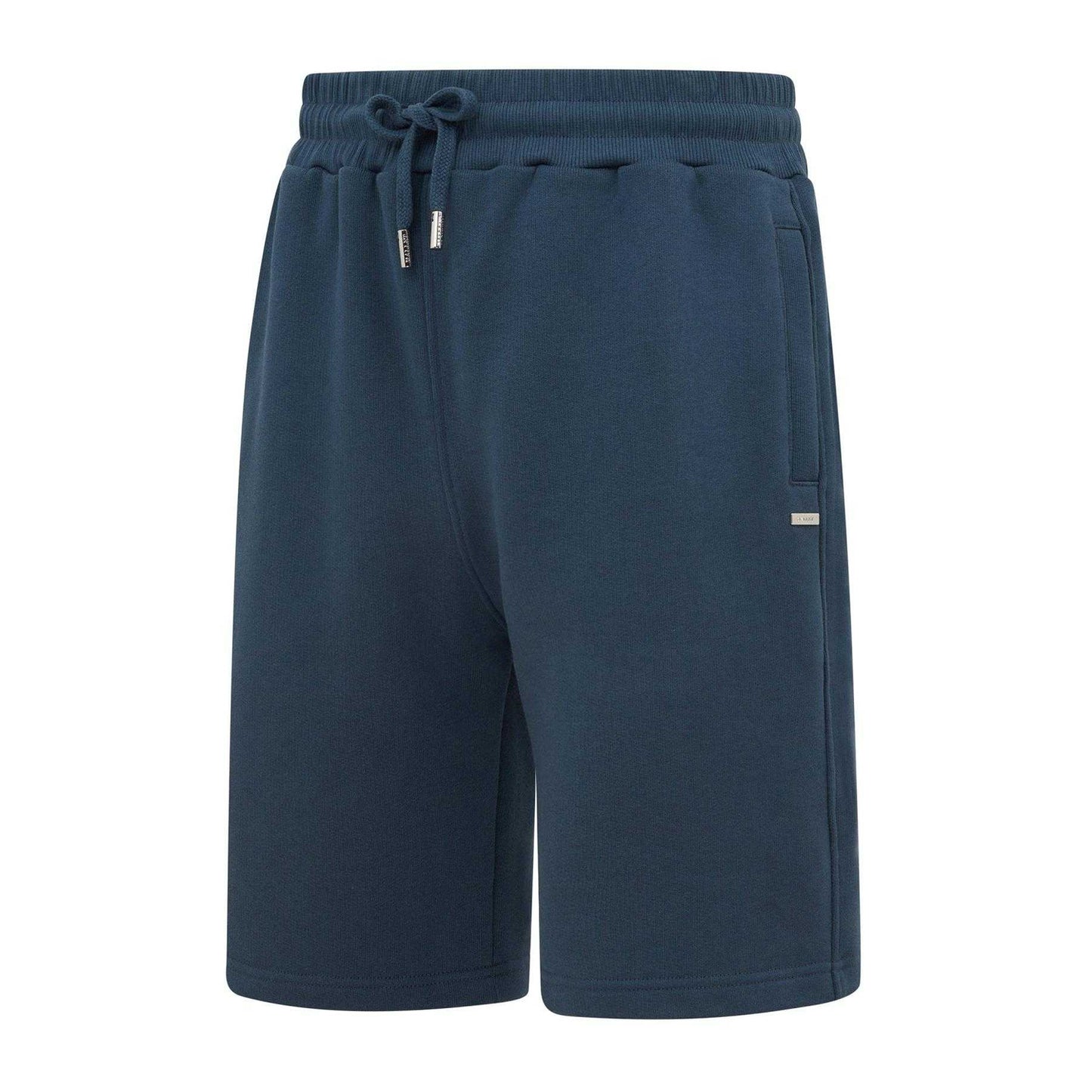 Navy - Front - Mallet Mens Loop Back Shorts