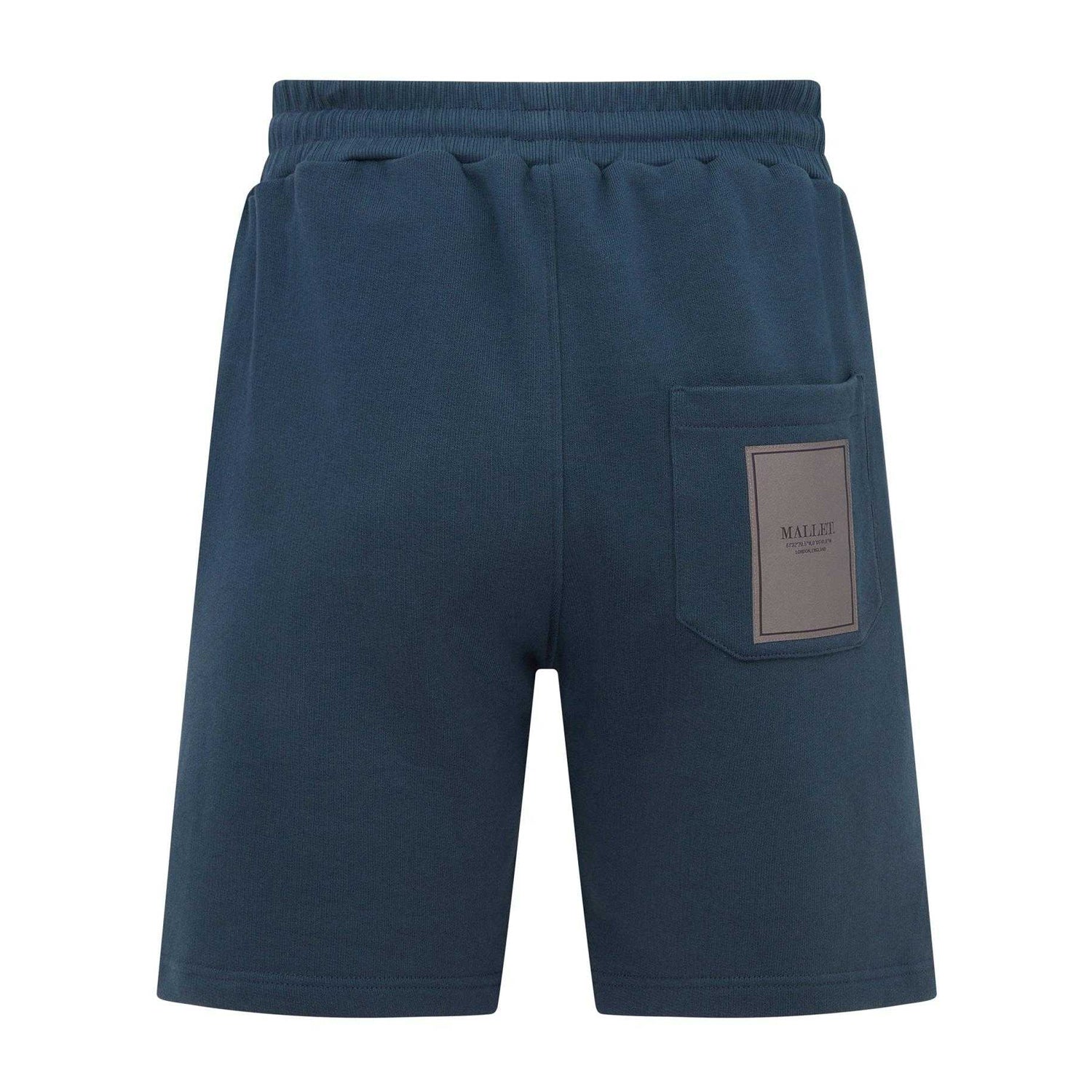 Navy - Back - Mallet Mens Loop Back Shorts