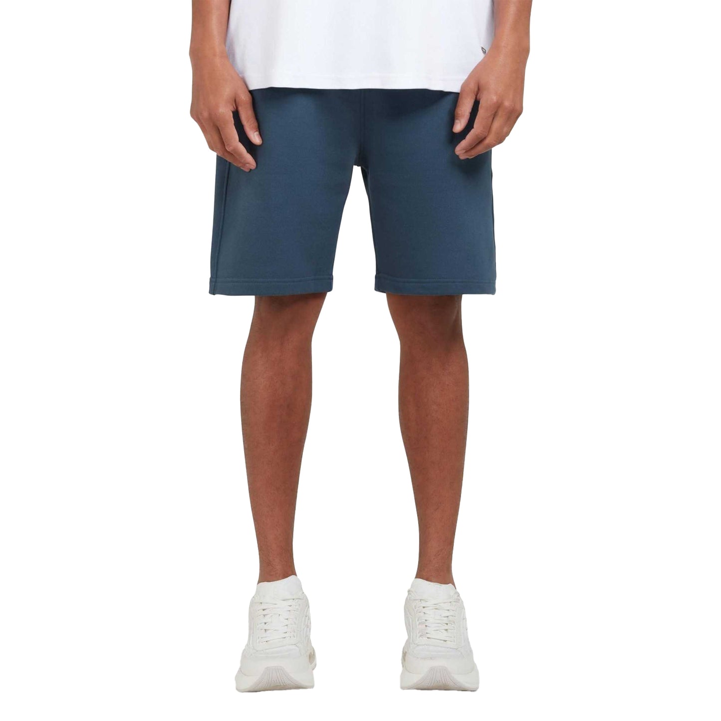 Navy - Side - Mallet Mens Loop Back Shorts