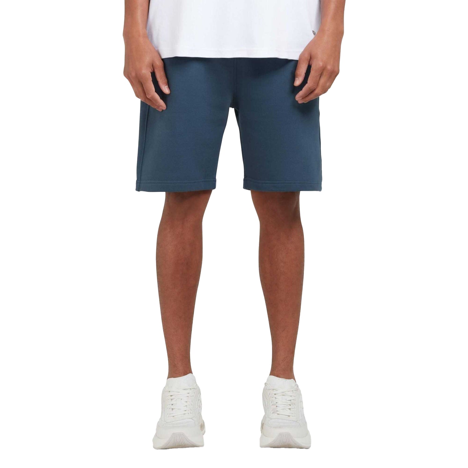Navy - Side - Mallet Mens Loop Back Shorts