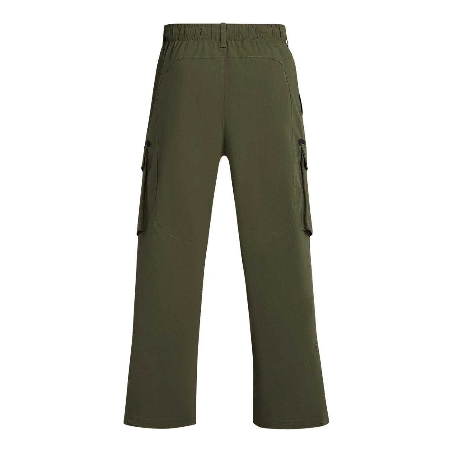 Green - Back - Under Armour Mens Unstoppable Utility Cargo Trousers