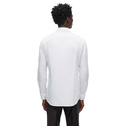 White - Back - Boss Unisex Adult H-Hank Shirt