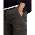 Green - Side - Lyle & Scott Mens Cargo Trousers