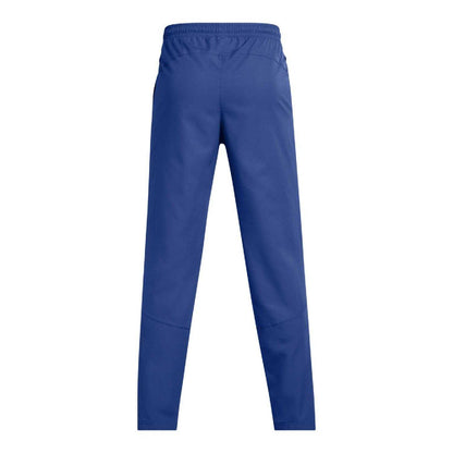Blue - Side - Under Armour Womens-Ladies Legacy Windbreaker Icon Trousers