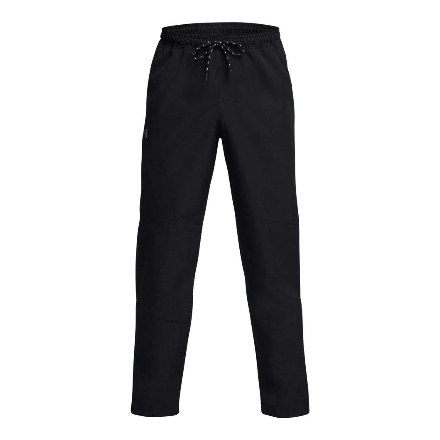 Black - Front - Under Armour Womens-Ladies Legacy Windbreaker Icon Trousers