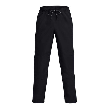 Black - Front - Under Armour Womens-Ladies Legacy Windbreaker Icon Trousers