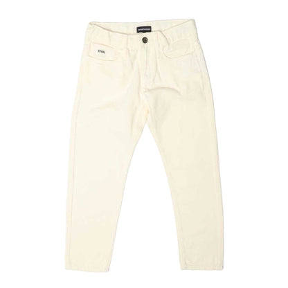 White - Front - Emporio Armani Childrens-Kids J75 Slim Jeans