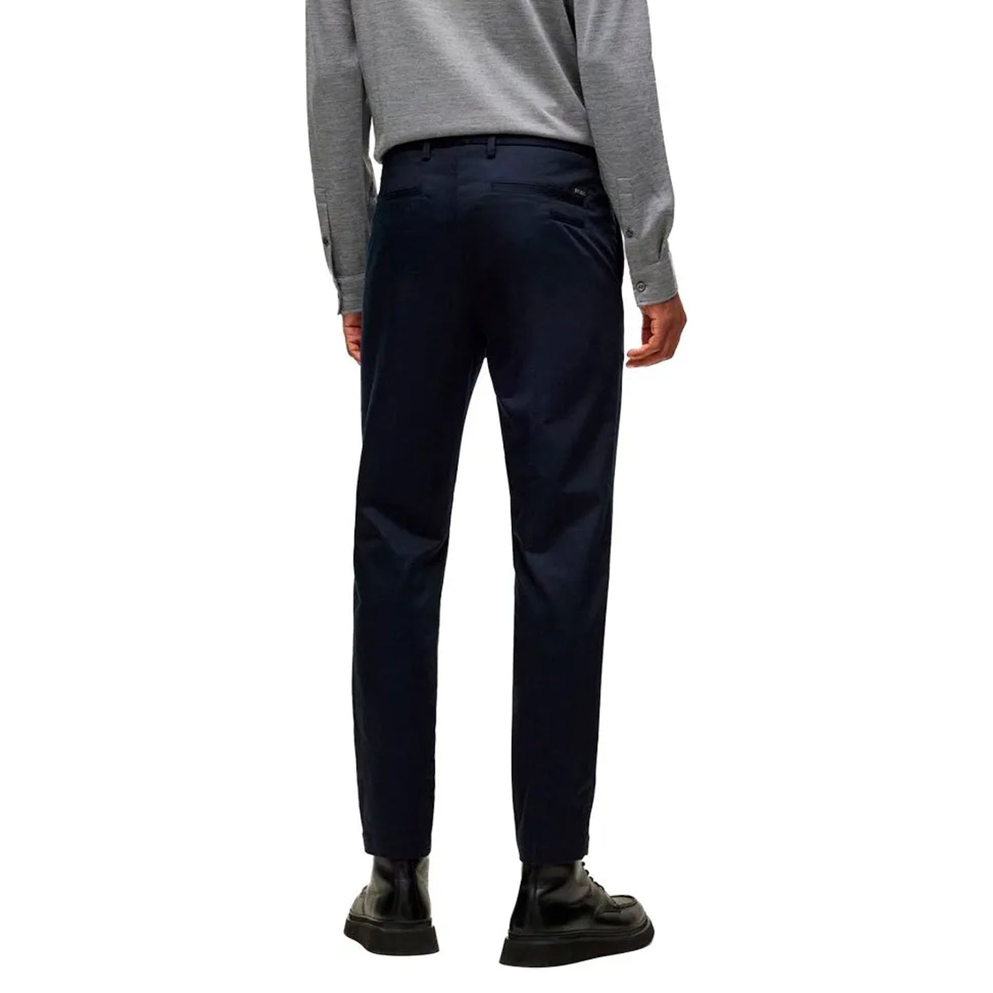 Dark Blue - Back - Boss Mens T-Kaiton Slim Trousers